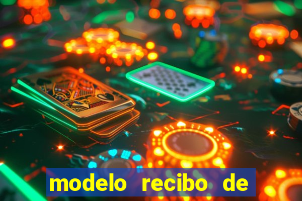 modelo recibo de pagamento word